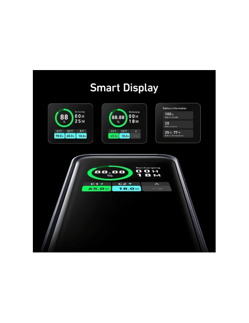 Anker Prime Powerbank, 20000mAh, 200W, QC + PD, Black (A1336011)