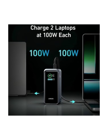 Anker Prime Powerbank, 20000mAh, 200W, QC + PD, Black (A1336011) | Power Bank