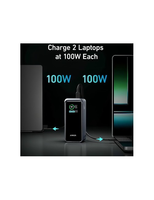 Anker Prime Powerbank, 20000mAh, 200W, QC + PD, Black (A1336011)