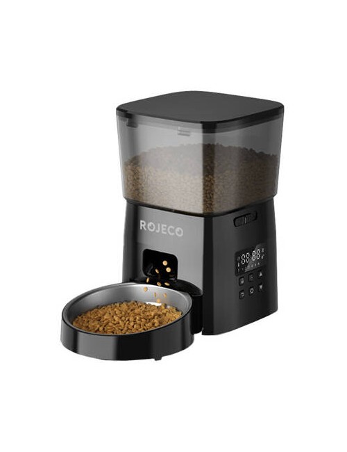 Rojeco RWSQ-02 Αυτόματη Ταΐστρα Button Version 2L (Μαύρο)