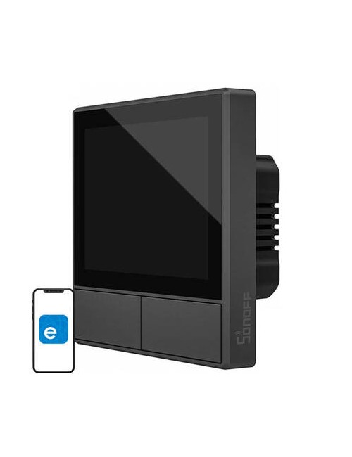 Sonoff NSPanel Διακόπτης Τοίχου Χωνευτός Smart Scene (Μαύρο)