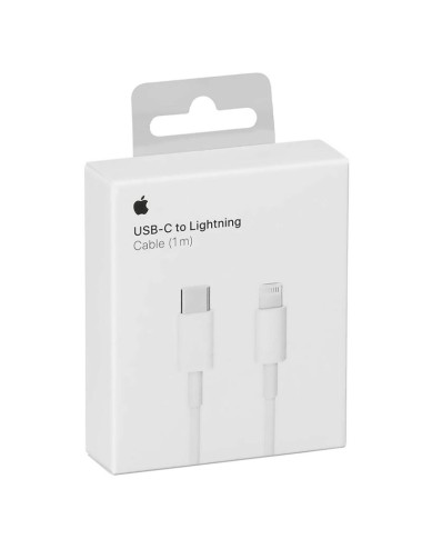 Apple USB-C to Lightning Cable Λευκό 1m (MUQ93ZM/A)