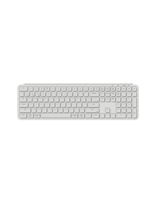 Keychron B6 Pro Ασύρματο Ultra-Slim πληκτρολόγιο πλήρους μεγέθους (λευκο)