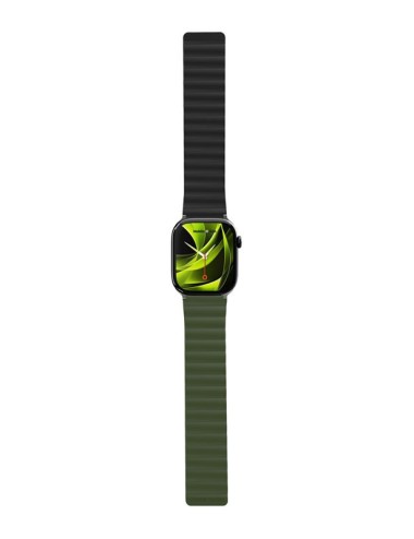 Mobile Origin Magnetic Watch Strap II, green/black for Apple Watch 49mm/46mm/45mm/44mm | Λουράκια