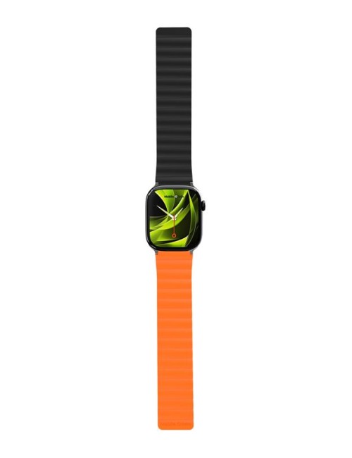 Mobile Origin Magnetic Watch Strap II,  orange/black for Apple Watch 49mm/46mm/45mm/44mm