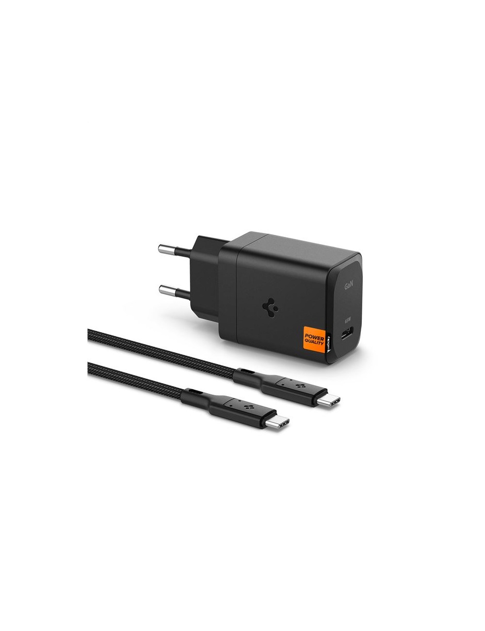 Spigen ArcStation Pro 65W Wall Charger, black - GaN / 1-Port