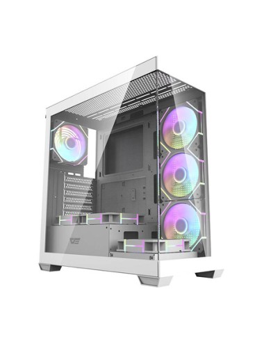Darkflash Κουτί Υπολογιστή DS900 με 7 ανεμιστήρες ARGB (Λευκό)