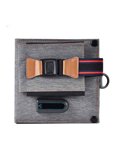 Choetech SC004 14W Foldable solar charger , 1xUSB (grey)