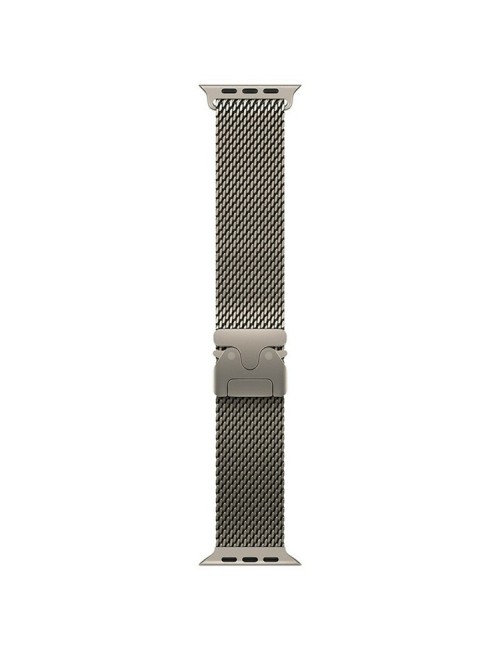 Λουράκι KALEBOL για Apple Watch 10 46mm / Ultra 2 / Ultra 49mm / 9 45mm Parachute Buckle Milanese Stainless Steel  - Titanium