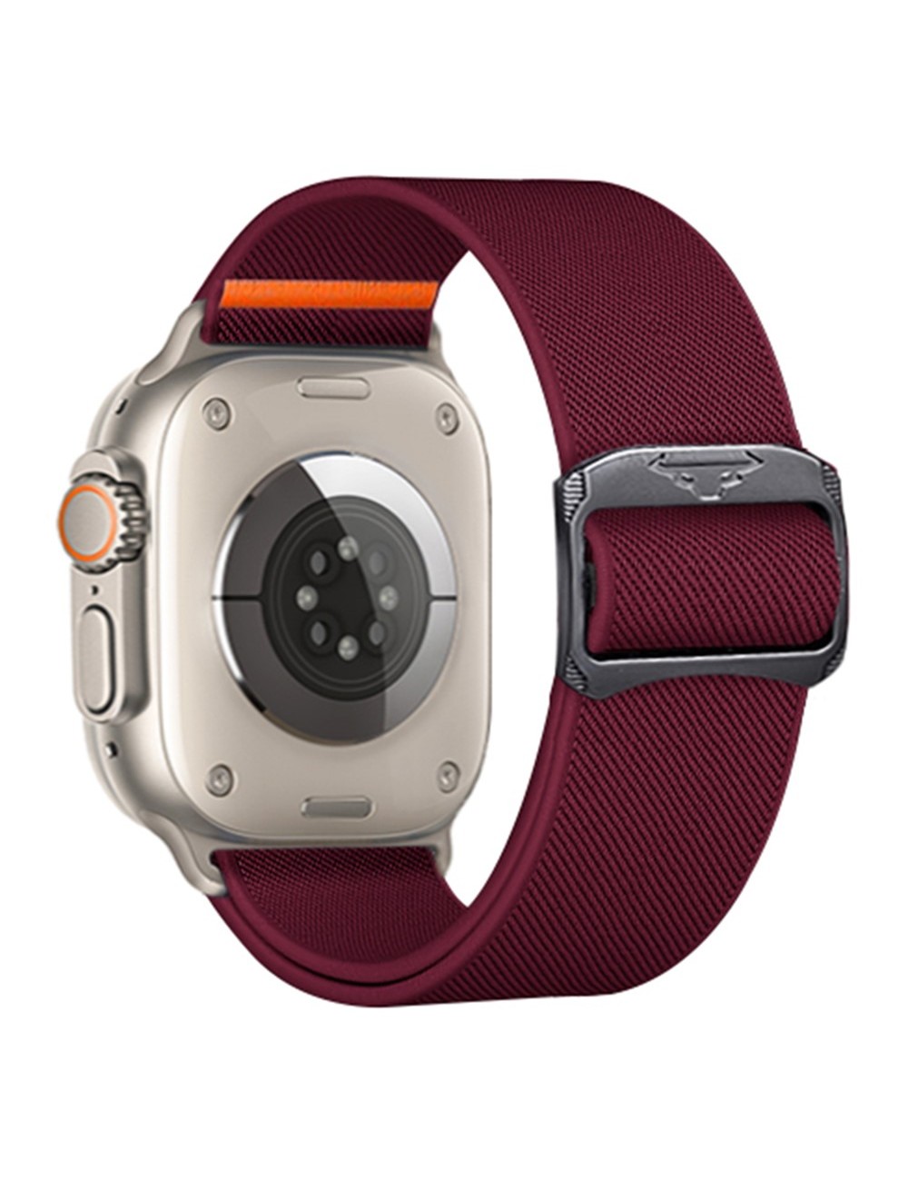 Λουράκι KALEBOL για Apple Watch 10 46mm / Ultra 2 / Ultra 49mm / 9 8 7 45mm Nylon Watch Strap - Wine Red