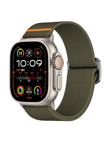 Λουράκι KALEBOL για Apple Watch 10 46mm / Ultra 2 / Ultra 49mm / 9 8 7 45mm Nylon Watch Strap - Army Green | Λουράκια
