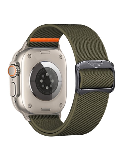 Λουράκι KALEBOL για Apple Watch 10 46mm / Ultra 2 / Ultra 49mm / 9 8 7 45mm Nylon Watch Strap - Army Green