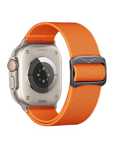 Λουράκι KALEBOL για Apple Watch 10 46mm / Ultra 2 / Ultra 49mm / 9 8 7 45mm Nylon Watch Strap - Orange