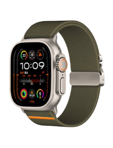 Λουράκι KALEBOL για Apple Watch 10 46mm / Ultra 2 / Ultra 49mm / 9 8 7 45mm Parachute Buckle - Army Green | Λουράκια
