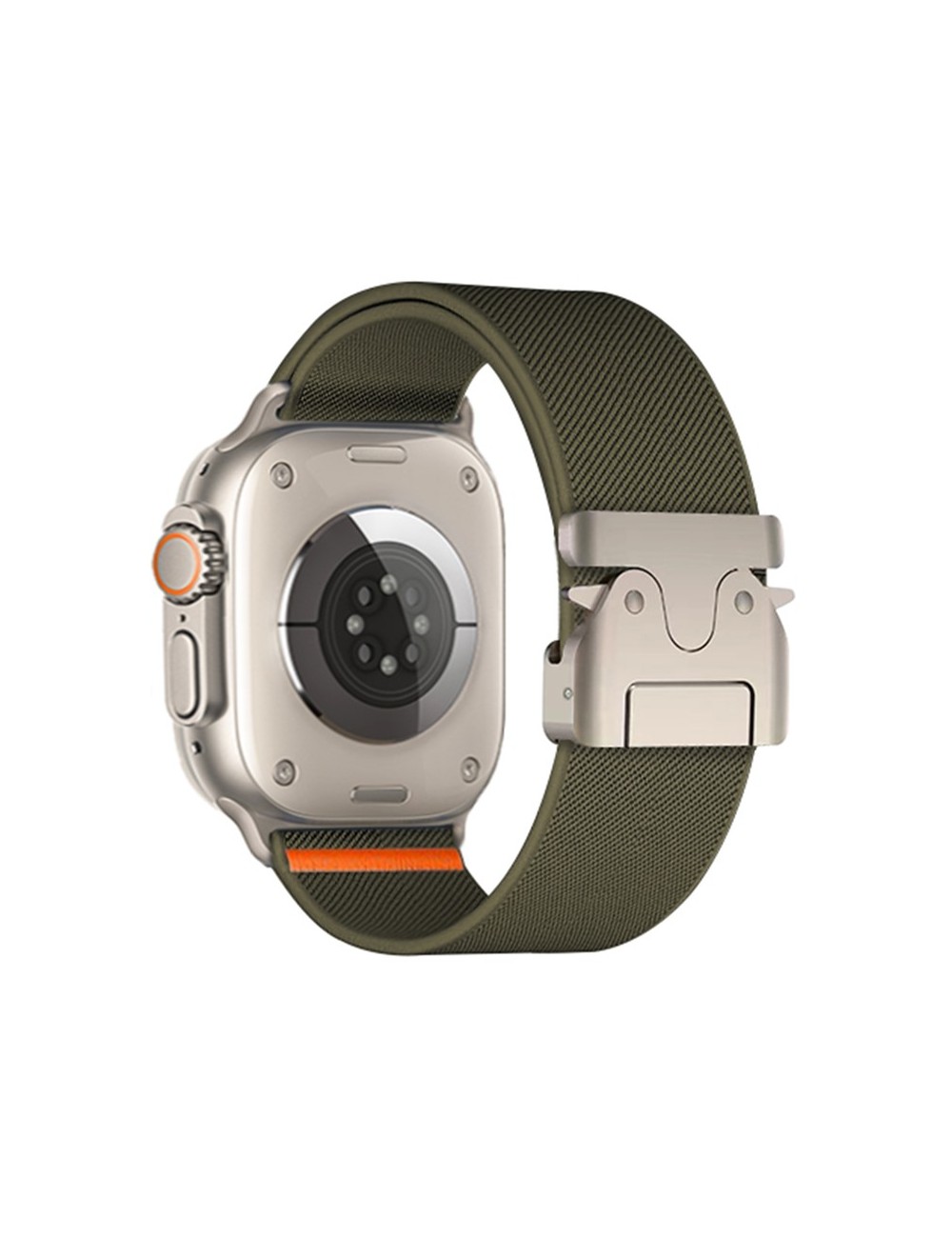 Λουράκι KALEBOL για Apple Watch 10 46mm / Ultra 2 / Ultra 49mm / 9 8 7 45mm Parachute Buckle - Army Green