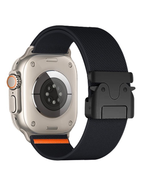 Λουράκι KALEBOL για Apple Watch 10 46mm / Ultra 2 / Ultra 49mm / 9 8 7 45mm Parachute Buckle - Black