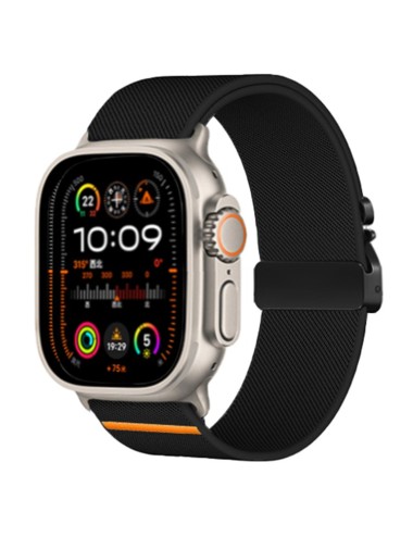 Λουράκι KALEBOL για Apple Watch 10 46mm / Ultra 2 / Ultra 49mm / 9 8 7 45mm Parachute Buckle - Black | Λουράκια