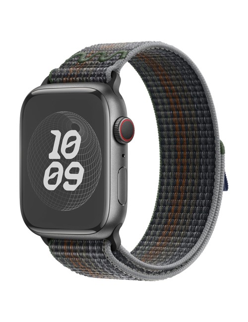 Λουράκι KALEBOL για Apple Watch 10 46mm / Ultra 2 / Ultra 49mm / 9 8 7 45mm Nylon Sport Watch Band - Midnight