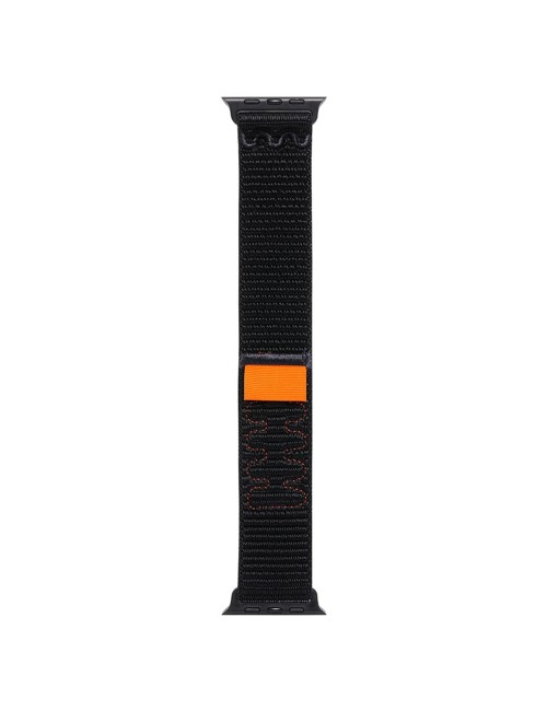 Λουράκι KALEBOL για Apple Watch 10 46mm / Ultra 2 / Ultra 49mm / 9 8 7 45mm Nylon Sport Watch Band - Deep Black