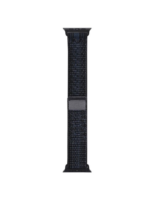 Λουράκι KALEBOL για Apple Watch 10 46mm / Ultra 2 / Ultra 49mm / 9 8 7 45mm Nylon Sport Watch Band - Black+Blue