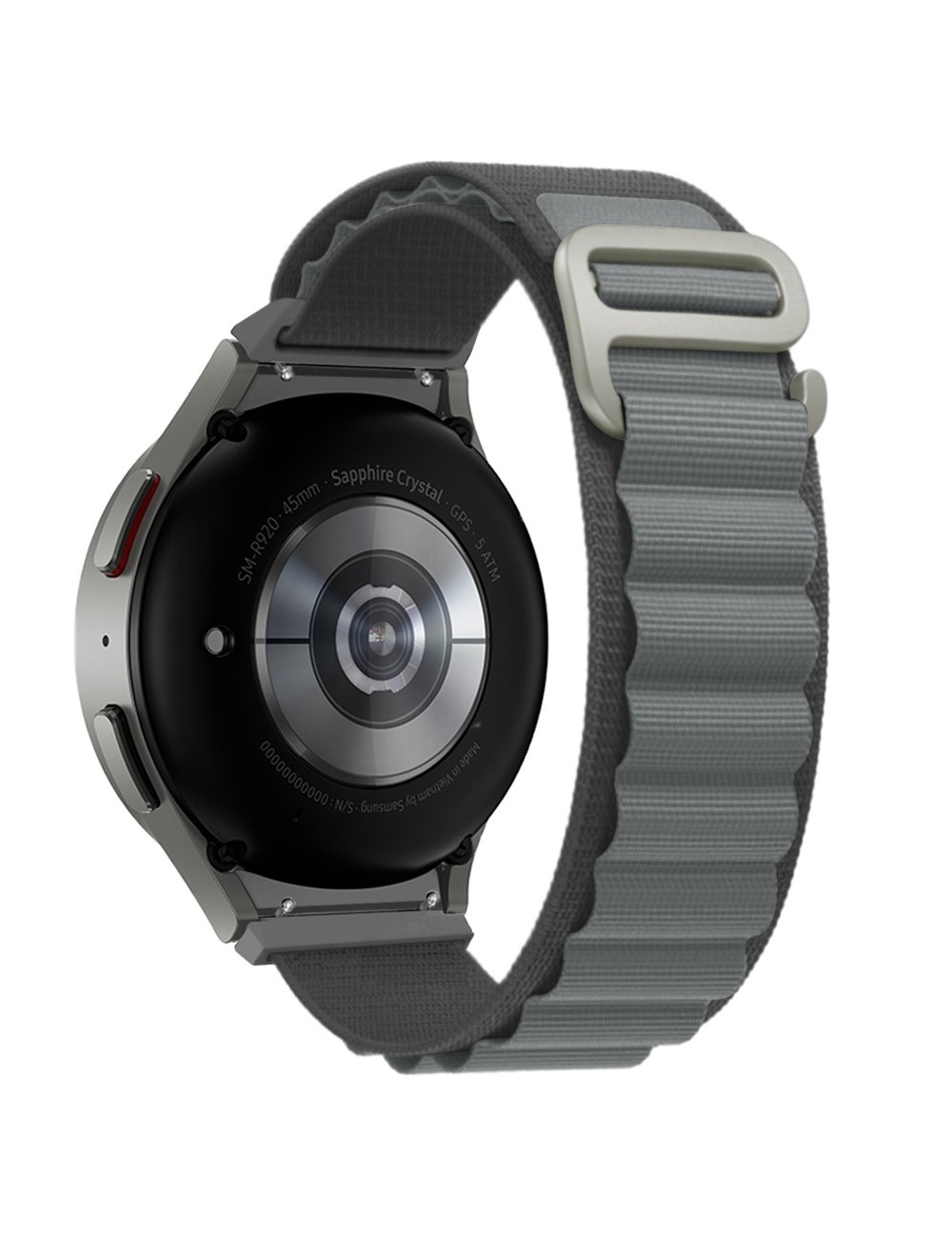 Λουράκι KALEBOL KLB-GSNL-001 για Samsung Galaxy Watch6 / Watch6 Classic / Watch 5 - Dark Grey+Light Grey