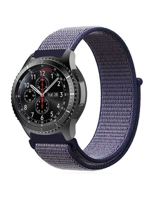 Λουράκι KALEBOL KLB-NLHH-001 για Samsung Galaxy Watch6 / Watch6 Classic Watch Strap 20mm Nylon Loop Band - Midnight Blue