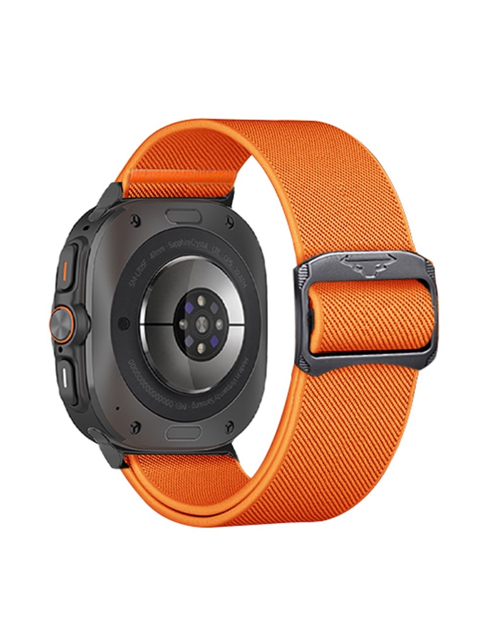 Λουράκι KALEBOL για Samsung Galaxy Watch Ultra 47mm Elastic Band with Bull Head Buckle - Orange