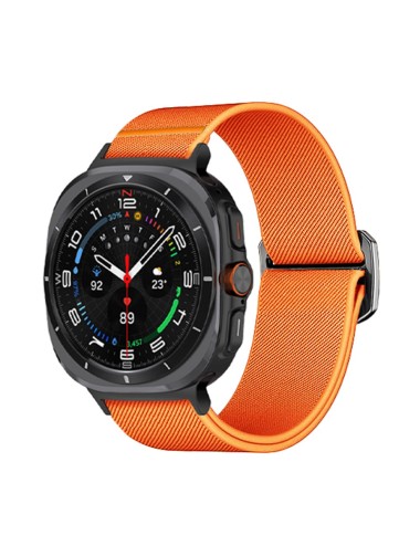 Λουράκι KALEBOL για Samsung Galaxy Watch Ultra 47mm Elastic Band with Bull Head Buckle - Orange | Λουράκια