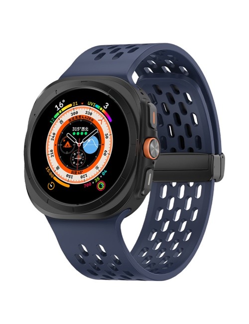 Λουράκι KALEBOL για Samsung Galaxy Watch Ultra 47mm Magnetic Replacement Strap - Navy Blue