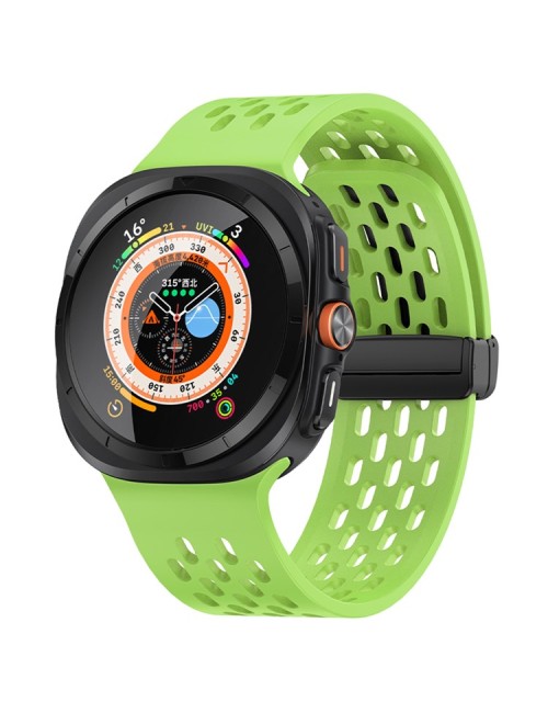 Λουράκι KALEBOL για Samsung Galaxy Watch Ultra 47mm Magnetic Replacement Strap - Fluorescent Green
