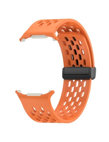 Λουράκι KALEBOL για Samsung Galaxy Watch Ultra 47mm Magnetic Replacement Strap - Orange | Λουράκια