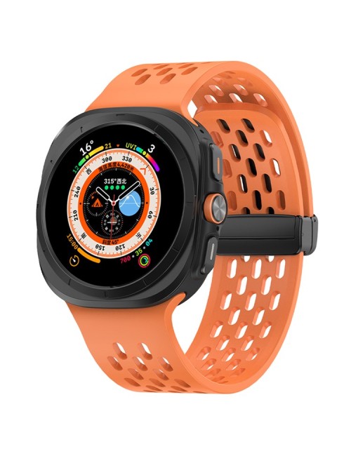 Λουράκι KALEBOL για Samsung Galaxy Watch Ultra 47mm Magnetic Replacement Strap - Orange