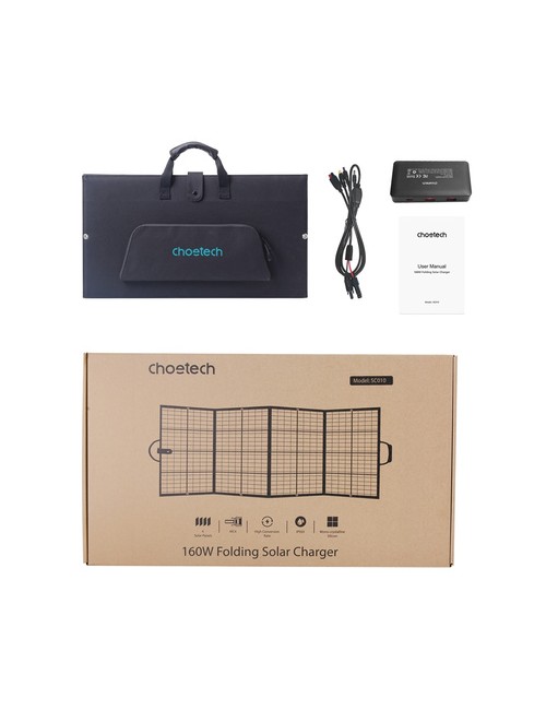 Choetech SC010 160W πτυσσόμενος ηλιακός φορτιστής