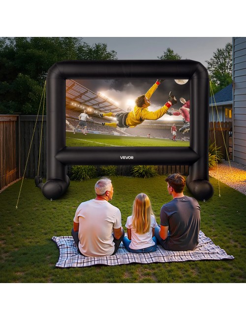 Φουσκωτή Οθόνη Κινηματογράφου VEVOR QC-ZJ-16FTD 16:9 (113" x 61") με Τσάντα Μεταφοράς