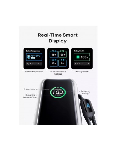 Anker 25000mAh Powerbank, 165W, QC + PD, Silver (A1695H41) | Power Bank