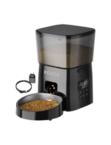 Rojeco RWSQ-02 Αυτόματη Ταΐστρα Button Version 2L Black | Ταΐστρες & Ποτίστρες