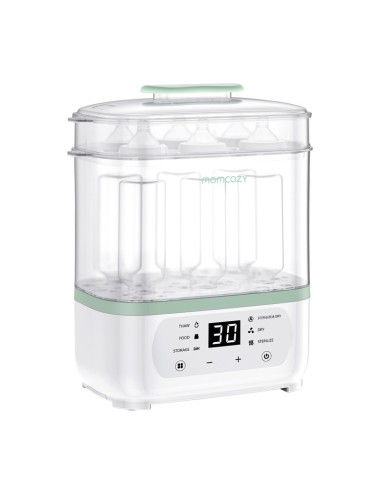 Momcozy BS002-WH12NB-A Βρεφικός Αποστειρωτής για 3 Μπιμπερό | Βρεφικοί Αποστειρωτές