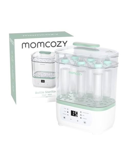 Momcozy BS002-WH12NB-A Βρεφικός Αποστειρωτής για 3 Μπιμπερό