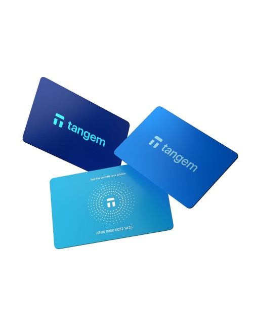 Tangem Wallet - 3-card set, Hyperblue