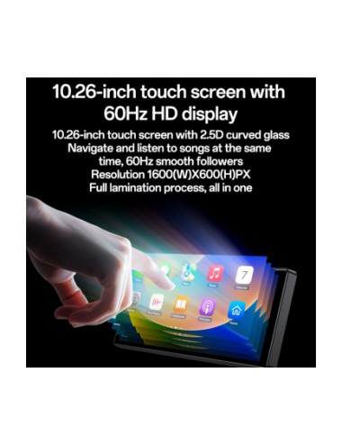 Yesido KM19 Car Navigation 10.26inch Black | Car Accessories