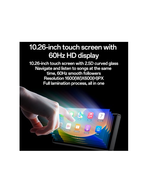 Yesido KM19 Car Navigation 10.26inch Black