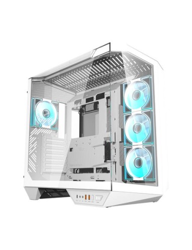 Darkflash DY470 θήκη υπολογιστή (λευκό) + 4 ανεμιστήρες