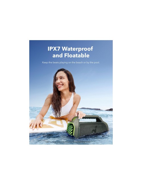 Anker SoundCore Boom 2 Plus Bluetooth Speaker 140W RGB Waterproof Green (A3134061)