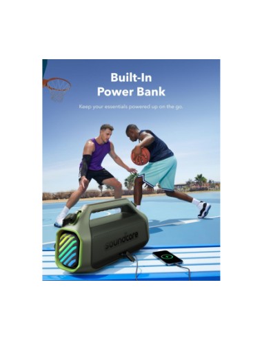 Anker SoundCore Boom 2 Plus Bluetooth Speaker 140W RGB Waterproof Green (A3134061) | Bluetooth Speakers