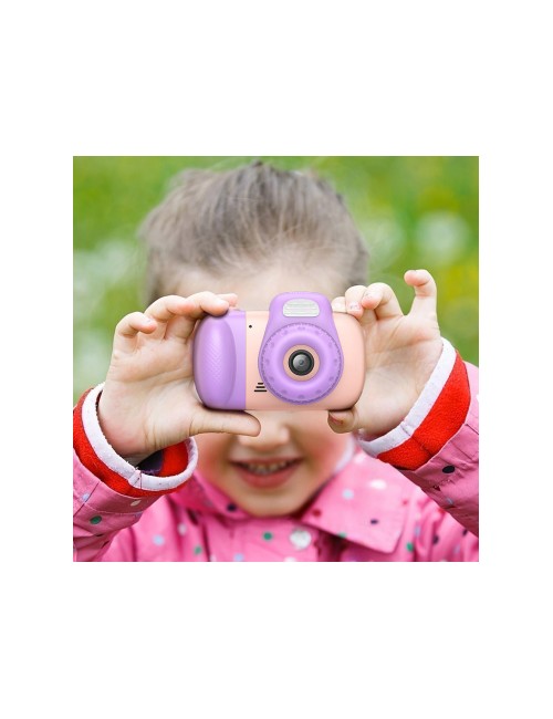 Hoco DV201 Digital Camera for Kids, 1080P, 2MP, Pink