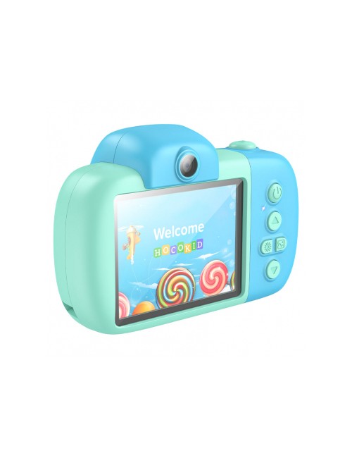 Hoco DV201 Digital Camera for Kids, 1080P, 2MP, Blue