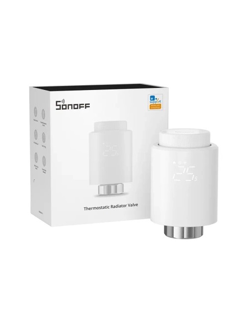 Sonoff Έξυπνη Θερμοστατική Βαλβίδα Καλοριφέρ TRVZB Zigbee 3.0 (Λευκό)