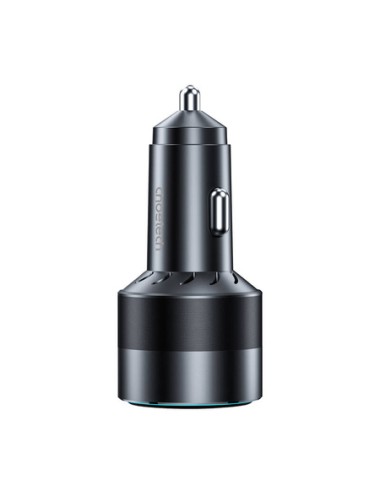 Choetech 63W Dual USB-C 45w+ USB-A 18w γρήγορος φορτιστής αυτοκινήτου (μαύρο) | Φορτιστές Αυτοκινήτου