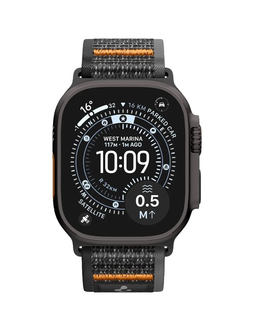 Spigen Athlex Air 2 Active Band for Apple Watch 49mm/46mm/45mm- black orange