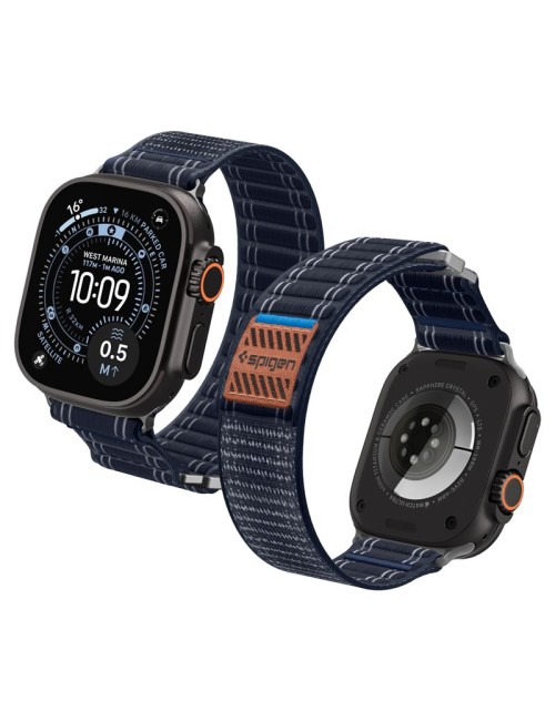 Spigen Fabric Band (hook-and-loop) - Apple Watch 49mm/46mm/45mm-navy